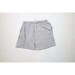 Vtg 90s USA Olympics Mens XL Faded Spell Out Above Knee Shorts Heather Gray USA